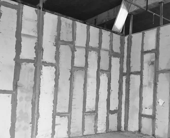 輕質隔墻板在KTV包間中的使用及施工情況,使用新型輕質隔墻板裝修KTV包房