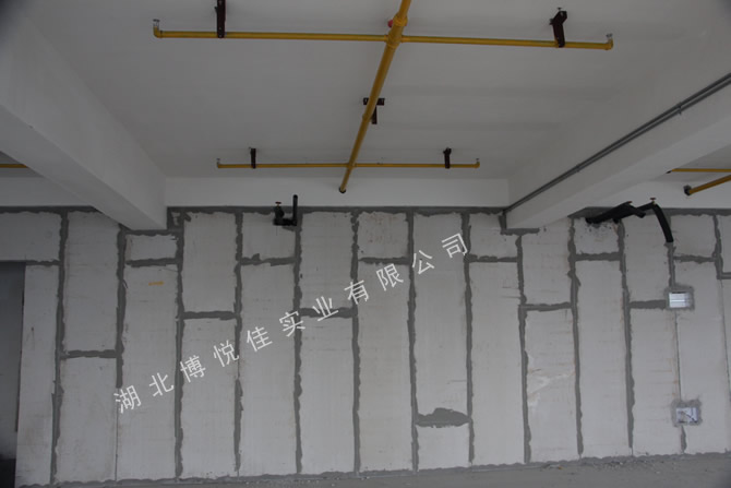 博悅佳輕質隔墻板施工效果圖