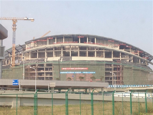 武漢國際博覽輕質隔墻板工程